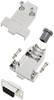 TRU COMPONENTS TCDTNT09MDMSK 7709872 D-sub female connectorset 180 ° Aantal polen: 9 Soldeerkelk 1 stuk(s)