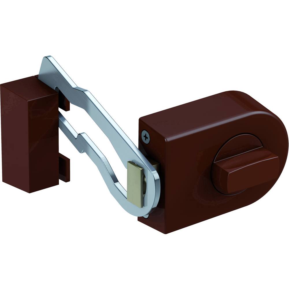 Basi R1306-0204 Extra deurslot met vergrendelbeugel Bruin