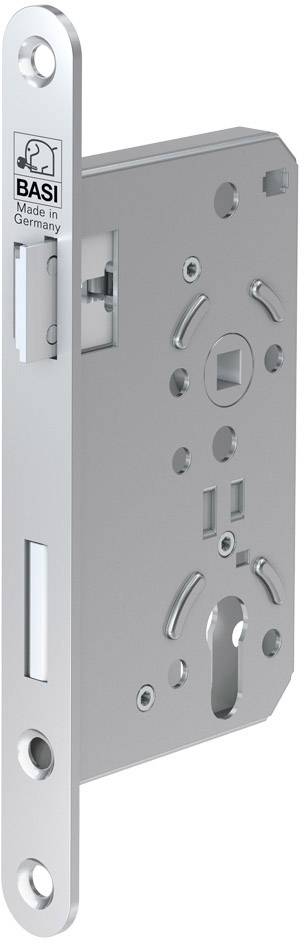 Basi 9810-6522 Insticksrumsdörrlås Silver