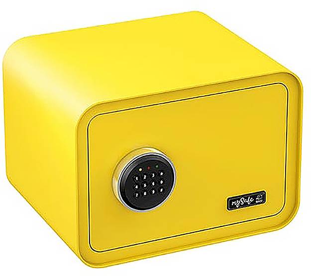 Basi 2018-0000-ZG mySafe 350 Kassaskåp, Inbrottssäkert kassaskåp Kombination, Nyckel