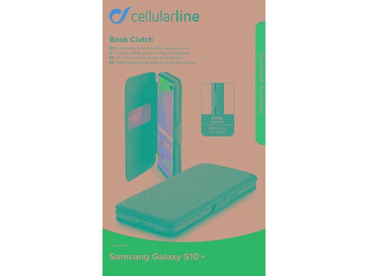 Cellularline BOOKCLUGALS10PLK GSM backcover Geschikt voor model (GSMs): Galaxy S10+ Zwart