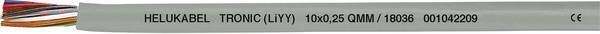 HELU 18085 Datakabel LiYY 2 x 0.5 mm² Grijs 100 m
