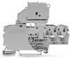 WAGO 2002-1711/1000-867 Zekeringklem 3-etages 6.20 mm Push-In-klem Grijs 50 stuk(s)