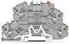 WAGO 2002-2678 Scheidingsklem 2-etages 5.20 mm Push-In-klem Grijs 50 stuk(s)