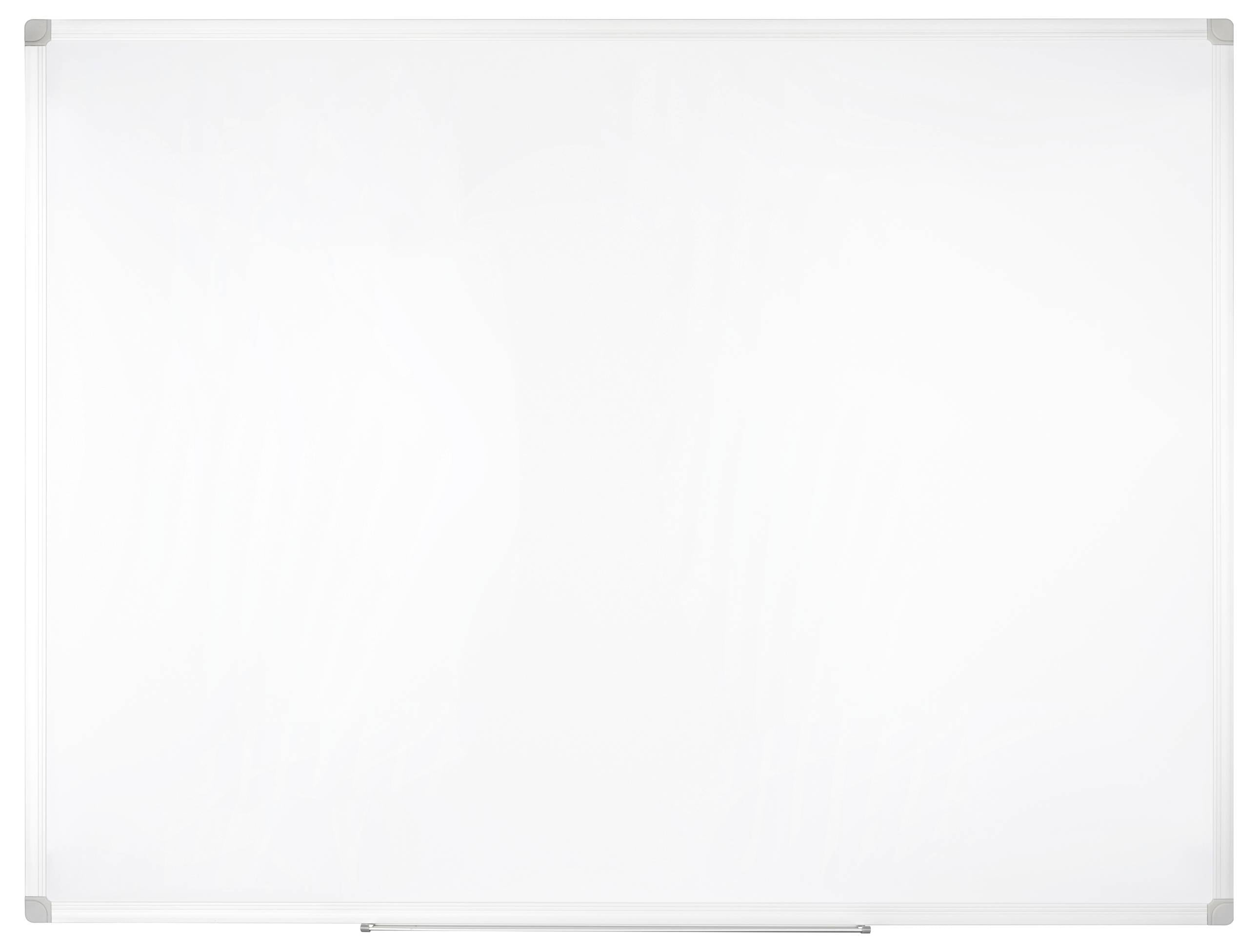 Een leeg wit whiteboard.