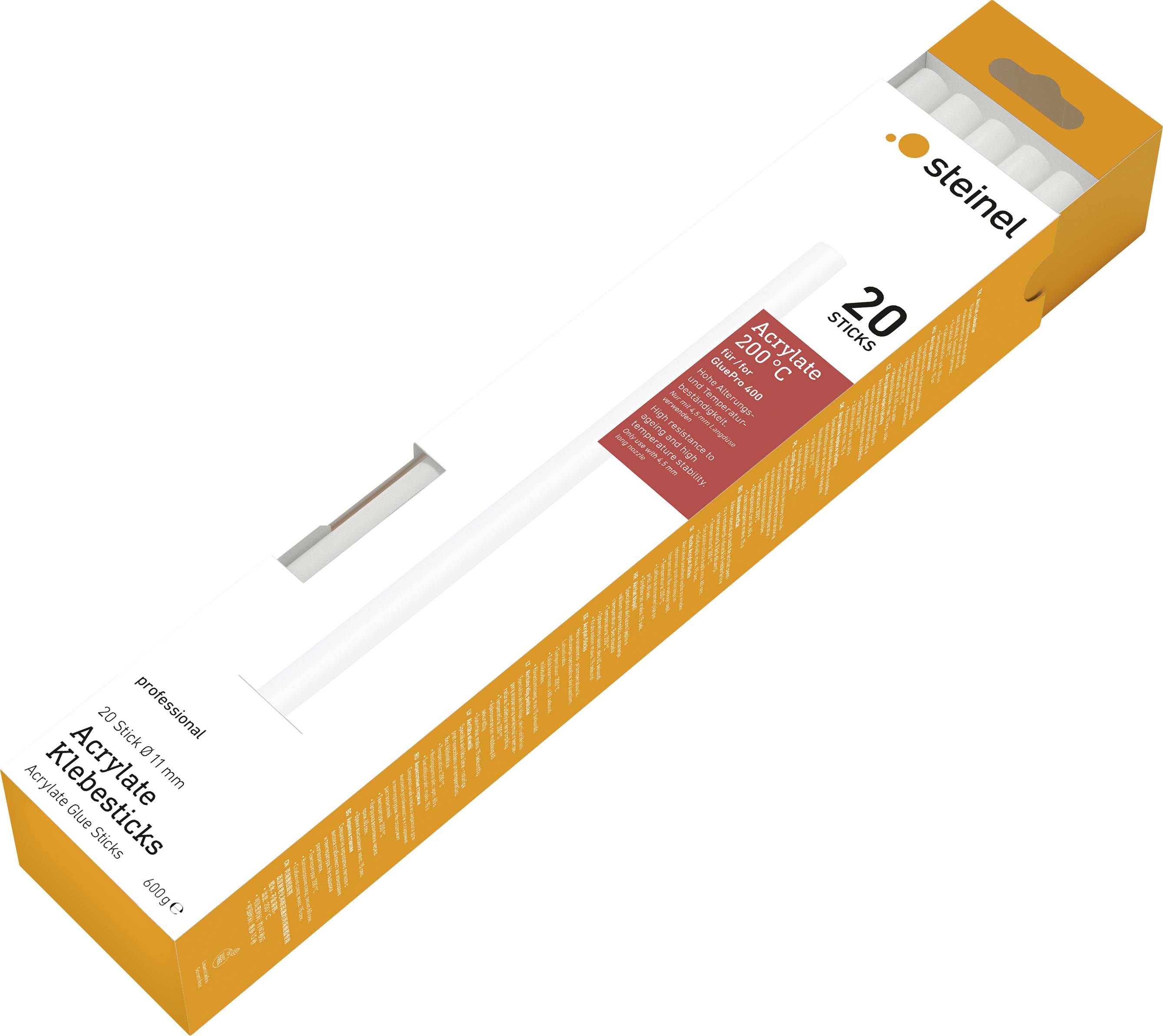 Steinel 110054641 Lijmstick 11 mm 300 mm Transparant 0.6 kg 20 stuk(s)