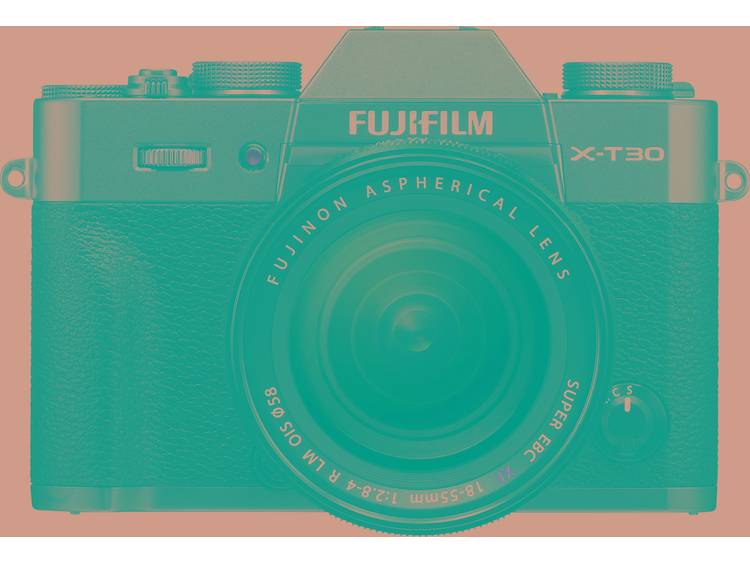 Fujifilm X-T30 systeemcamera Charcoal Silver + 18-55mm f-2.8-4.0 OIS Zwart