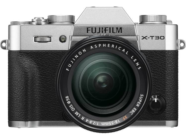 Fujifilm X-T30 systeemcamera Zilver + 18-55mm f-2.8-4.0 OIS Zwart