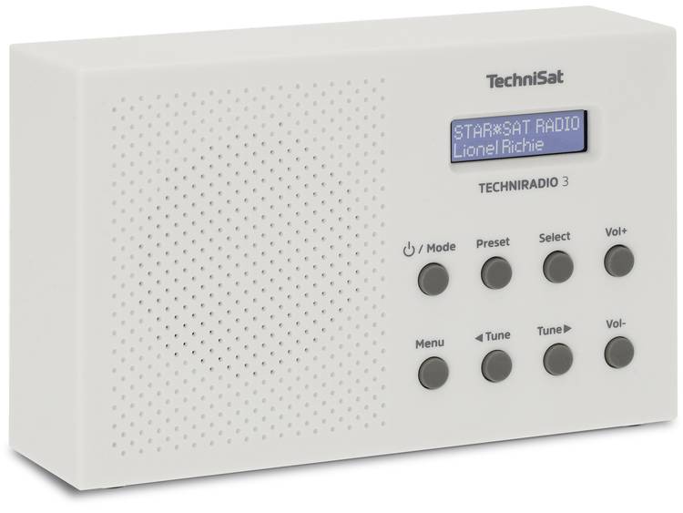 TechniSat Techniradio 3 DAB+ Transistorradio FM Wit