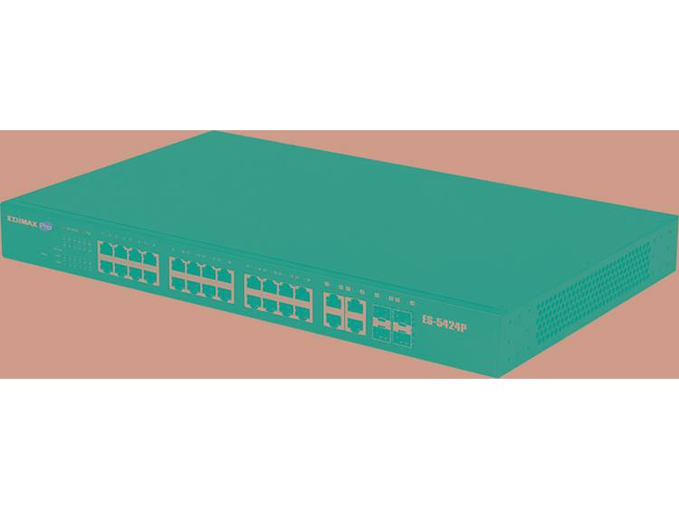 EDIMAX Pro ES-5424P Netwerk switch 24 poorten PoE-functie