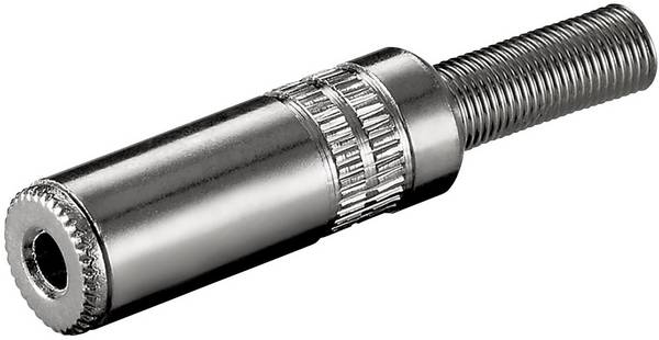 Goobay 11060 11060 Jackplug Audio Adapter  Grijs