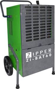 Conrad Zipper ZI-BAT60 Luchtontvochtiger 80 m² 1030 W Groen, Grijs aanbieding