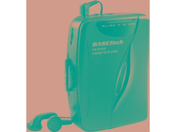 Basetech KW-118C Draagbare cassettespeler Zwart