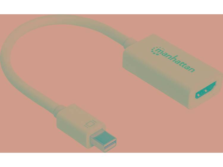 Manhattan Mini-displayport Adapter [1x Mini-DisplayPort stekker 1x HDMI-bus] Wit