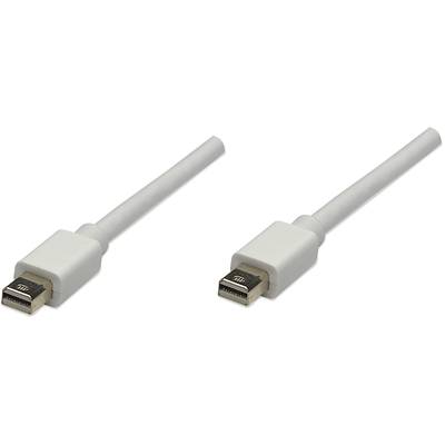 Manhattan 324557 DisplayPort-kabel Mini-displayport Aansluitkabel Mini DisplayPort-stekker, Mini DisplayPort-stekker 1.0