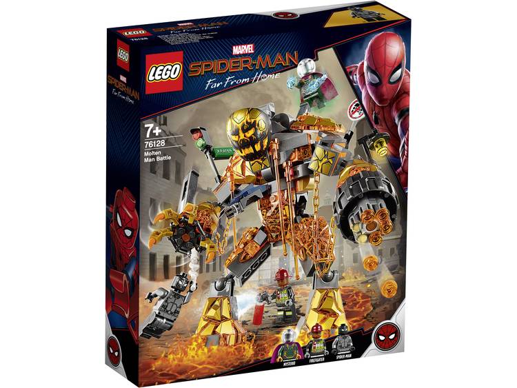 Lego 76128 Heroes Spiderman Molten Man