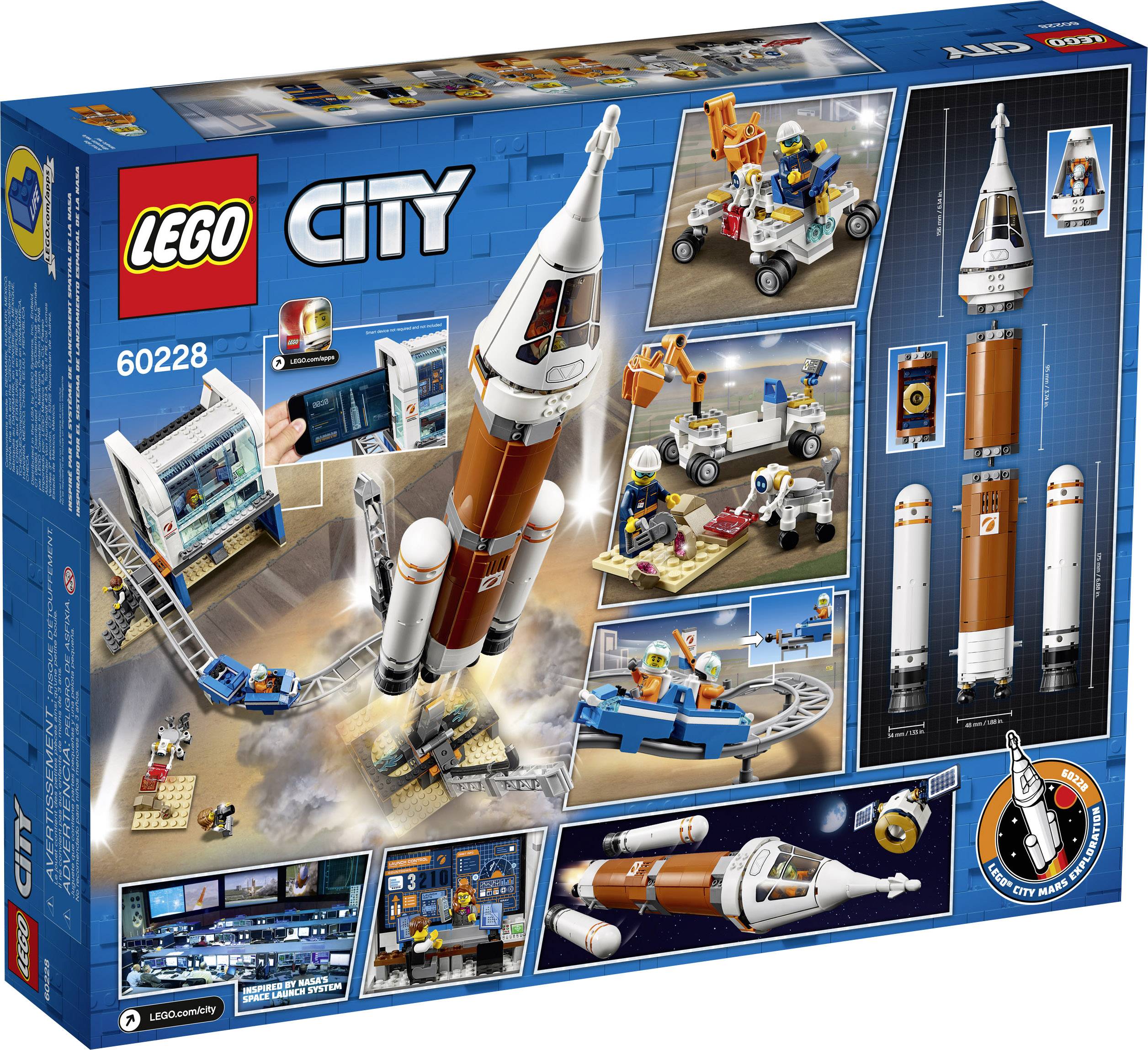 LEGO® CITY 60228 Ruimteraket en vluchtleiding-4