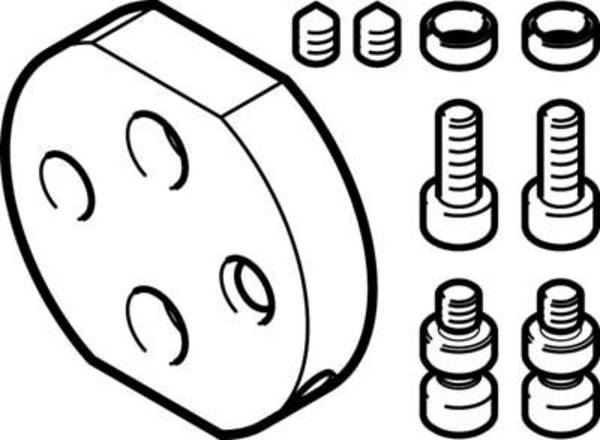 FESTO Adapterbouwpakket DHAA-G-Q11-20-B2/B3-25 1978443       1 stuk(s)