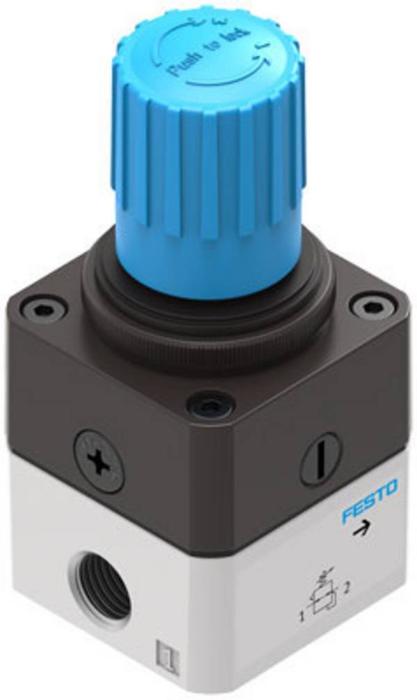 FESTO 162834 Precisiedrukregelventiel LRP-1/4-2,5 G 1/4  Materiaal (behuizing) Aluminium Afdichtmateriaal NBR 1 stuk(s)