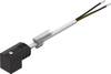 FESTO Contactdooskabel 193457 KMEB-1-24-10-LED Aantal polen: 3 1 stuk(s)