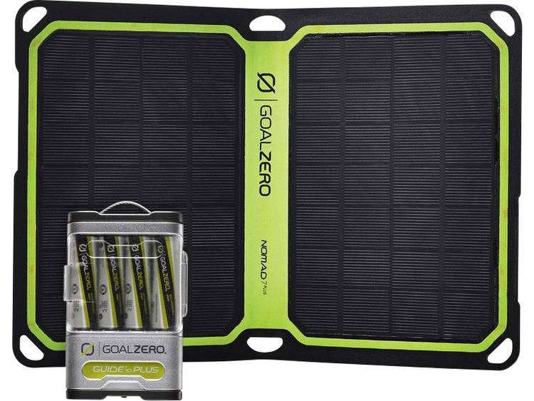 Solarlader Goal Zero Solar-Kit Nomad 7+ Guide 10 Plus 41030 Laadstroom zonnecel 800 mA 7 W Capacitei