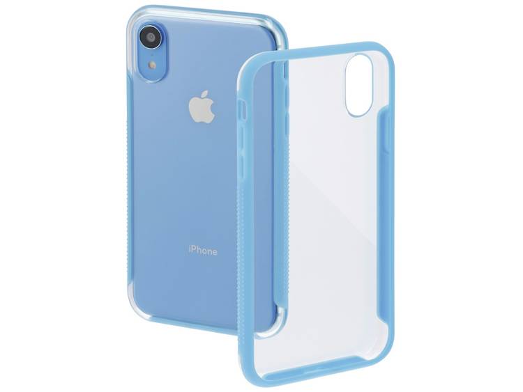 Hama Frame GSM backcover Geschikt voor model (GSMs): Apple iPhone XR Transparant, Blauw