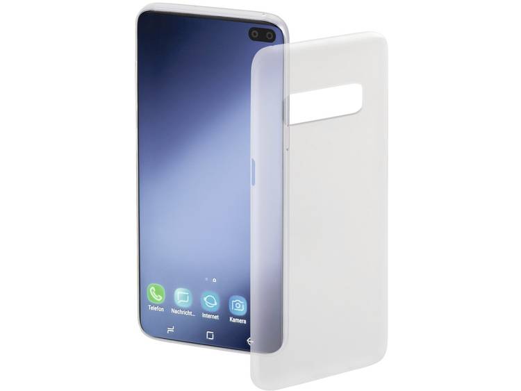 Hama Ultra Slim GSM backcover Geschikt voor model (GSMs): Galaxy S10+ Wit