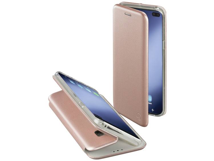 Hama Curve Booklet Geschikt voor model (GSMs): Galaxy S10+ Rose gold