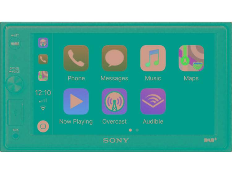 Sony XAV-AX1005KIT Autoradio met scherm AppRadio, Bluetooth handsfree, DAB+ tuner, Aansluiting voor 