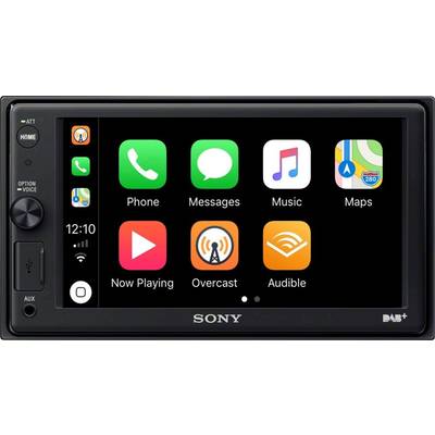 Sony XAV-AX1005KIT Autoradio met scherm dubbel DIN AppRadio, Bluetooth handsfree, DAB+ tuner, Aansluiting voor achteruit