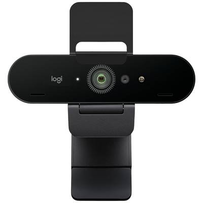 Logitech Brio 4K Stream Edition 4K-webcam 3840 x 2160 Pixel, 1920 x 1080 Pixel, 1280 x 720 Pixel Klemhouder, Voor Window