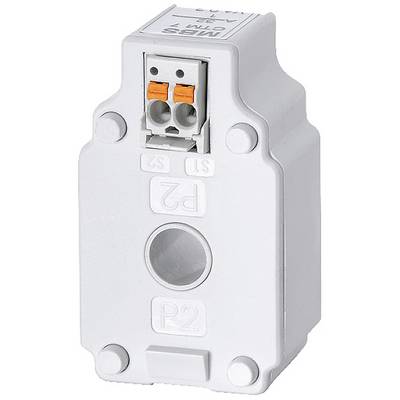 Een wit elektrisch onderdeel met aansluitingen bovenaan en 'P2' eronder. Wordt waarschijnlijk gebruikt voor bevestiging en verbindingen.