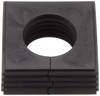 Weidmüller CABTITE SE 24-25 LRG BK Dicht-inzetstuk Open, Waterdicht, Gegroefd, Met trekontlasting Diameter montagegat 25 mm Klem-Ø (max.) 25 mm TPE (geurloos rubbermengsel) Diepzwart 10 stuk(s)