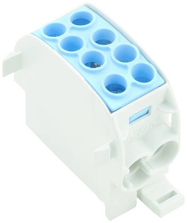 Weidmüller 1561640000 Verdeelblok  Schroeven  Blauw 5 stuk(s)