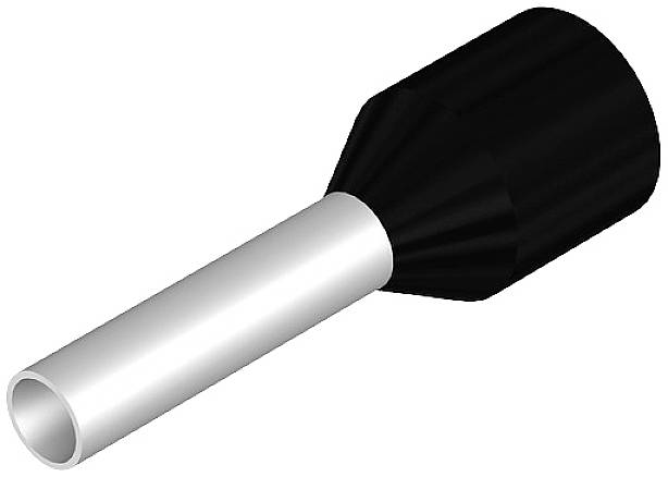 Weidmüller 2092490000 Adereindhulzen 1.5 mm² Deels geïsoleerd Zwart 500 stuk(s)