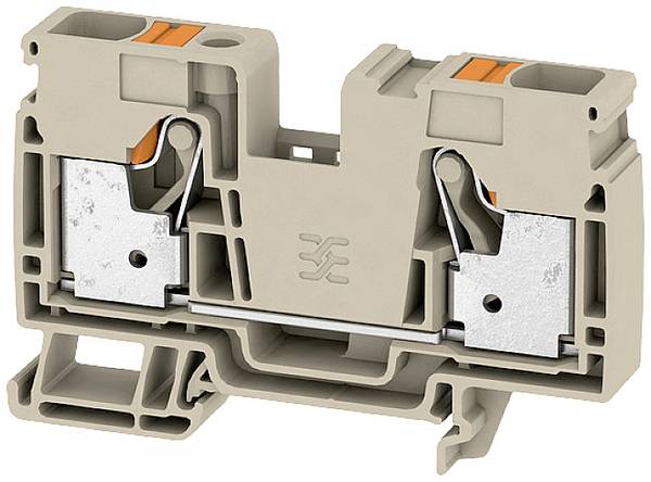 Weidmüller 2494000000 Doorgangsserieklem 12 mm Push-In-klem  Beige 20 stuk(s)