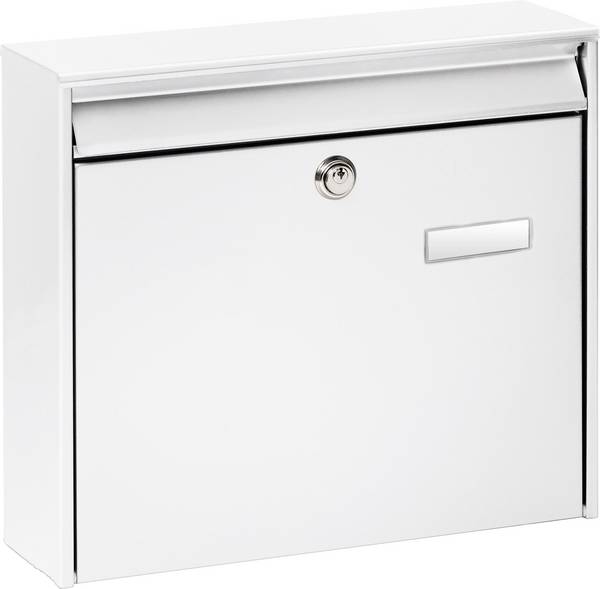 Burg Wächter POTSDAM 877 W Potsdam 877 W Brievenbus Plaatstaal Wit
