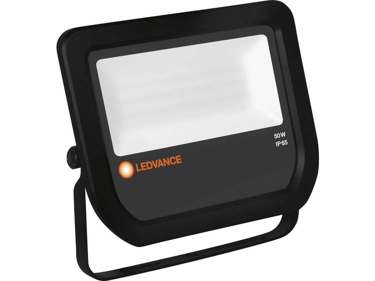 Ledvance LED Breedstraler 50W 3000K 5250lm IP65 Zwart | Symmetrisch Vervangt 100W