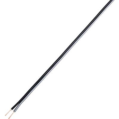 TRU COMPONENTS TC-7815660 Luidsprekerkabel 2 x 0.34 mm² Zwart 25 m-0
