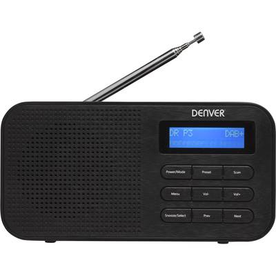 Denver DAB-42 Transistorradio DAB+, VHF (FM)   Zwart