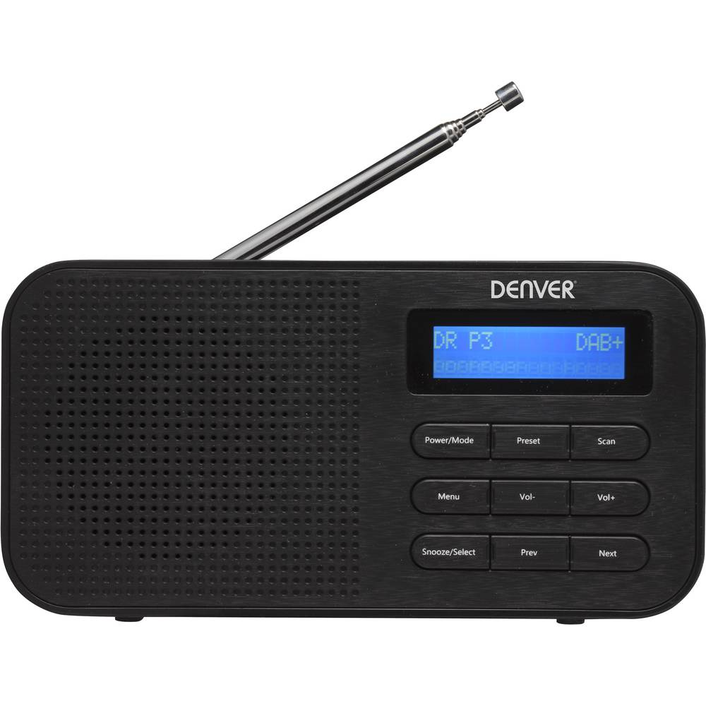 Denver DAB-42 - Draagbare DAB+ radio - Zwart