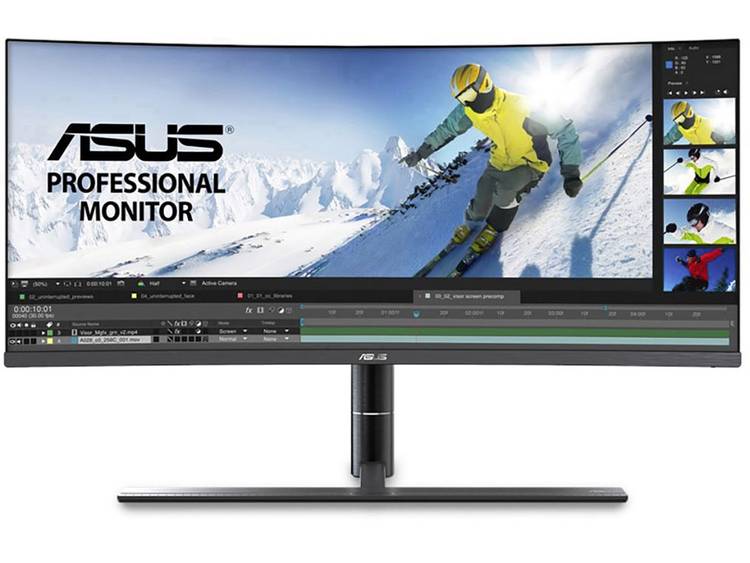 ASUS ProArt PA34VC computer monitor 86,4 cm (34) UltraWide Quad HD LED Gebogen Zwart