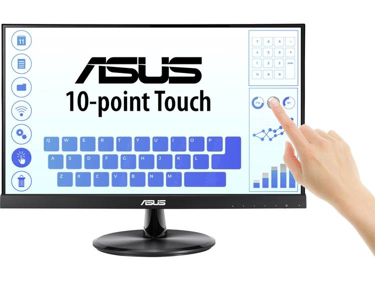 Asus VT229H Touchscreen monitor 54.6 cm (21.5 inch) Energielabel: B (A+ F) 1920 x 1080 pix 16:9 5 ms