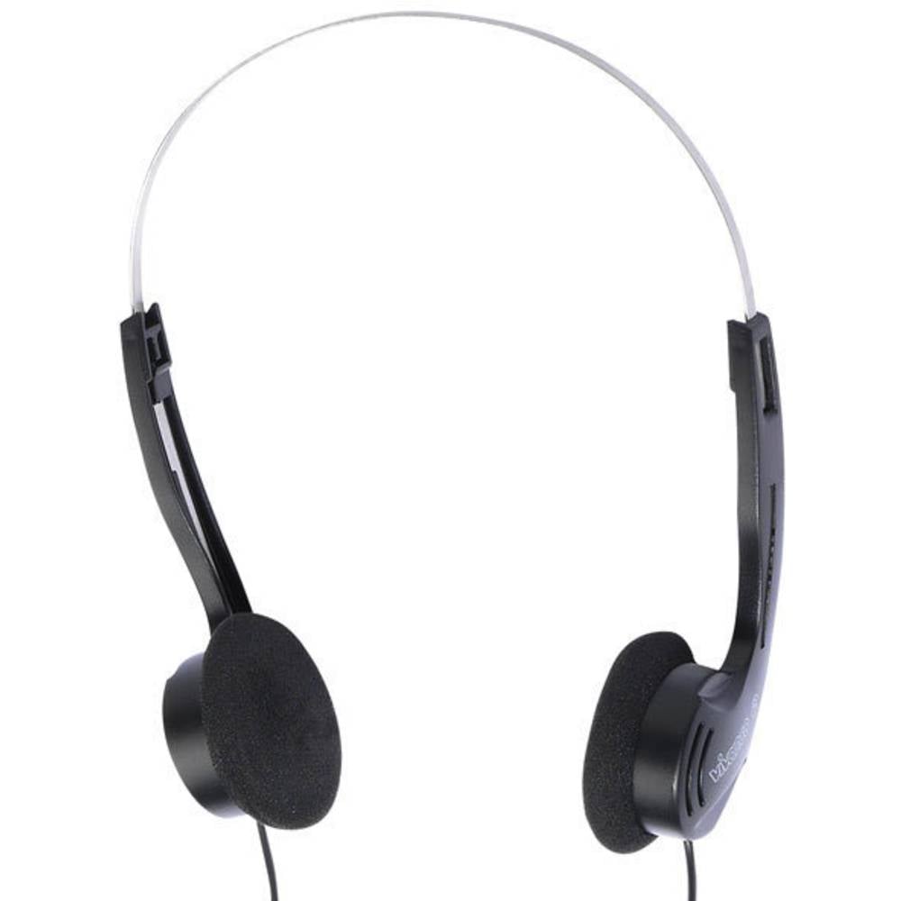 Vivanco SR 3030 On Ear koptelefoon Kabel Zwart