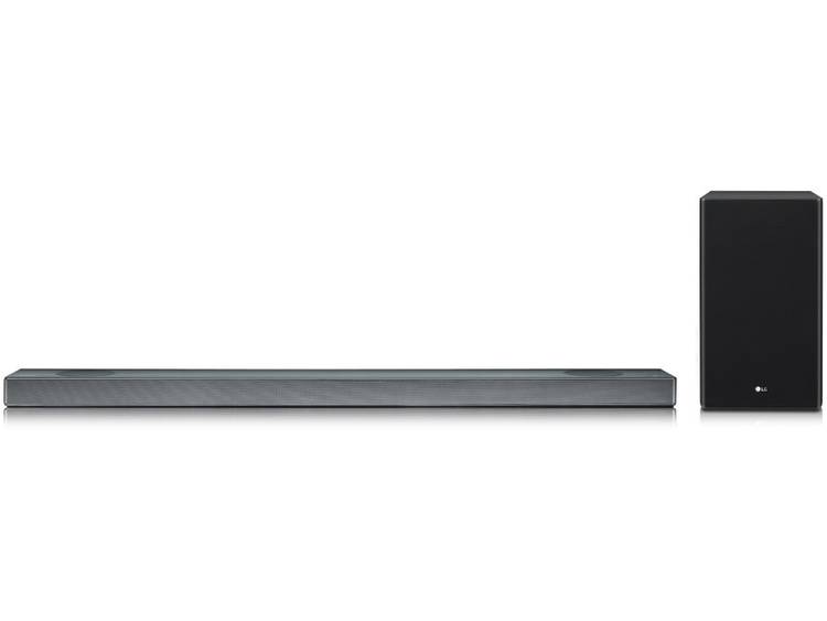 LG Electronics SL9 Soundbar Zwart Bluetooth, Dolby Atmos, Incl. draadloze subwoofer, Spraakbesturing