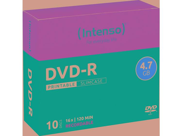 Intenso DVD-R 4.7GB, Printable, 16x (4801652)