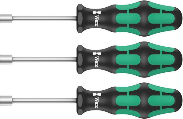 Wera 395 HO Dopschroevendraaier Sanitair Sleutelbreedte (metrisch): 10 mm Sleutelbreedte (inch): 7/16 inch