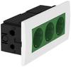 OBO Bettermann 6119415 Apparaatinzet Stopcontact (b x h x d) 185 x 84 x 60 mm 1 stuk(s) Groen