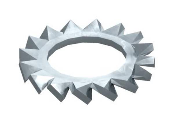OBO Bettermann DIN 6798 A M8 G 3404080 Gekartelde schijven Binnendiameter: 8.4 mm M8 DIN 6798   Staal  100 stuk(s)