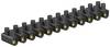 OBO Bettermann 2056569 Kroonsteenstrip Flexibel: 16-16 mm² Massief: 16-16 mm² Aantal polen: 12 10 stuk(s) Zwart